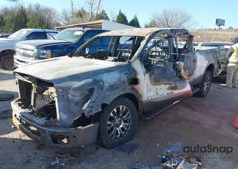 2018 Nissan Titan Xd Platinum Reserve Diesel from USA, damaged, VIN 1N6BA1F49JN521600